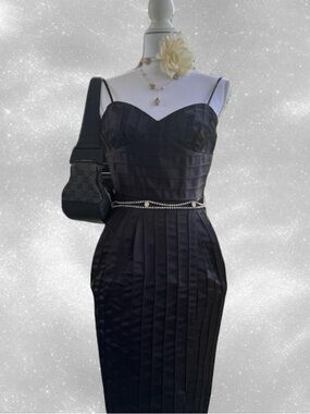 Y2K Pleated Betsey Johnson Mini Dress